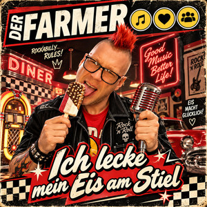 Ich lecke mein Eis am Stiel